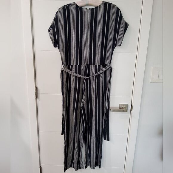 Rails Angela Mediterranean Stripe Belted Jumpsuit Size S - Picture 5 of 12